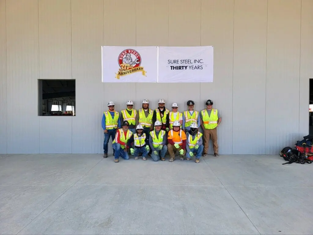 Sure Steel - 30 Years team picture